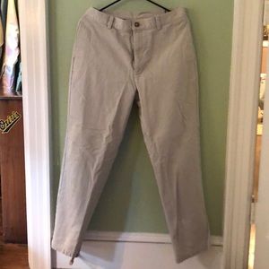LL Bean Flannel Lined khakis